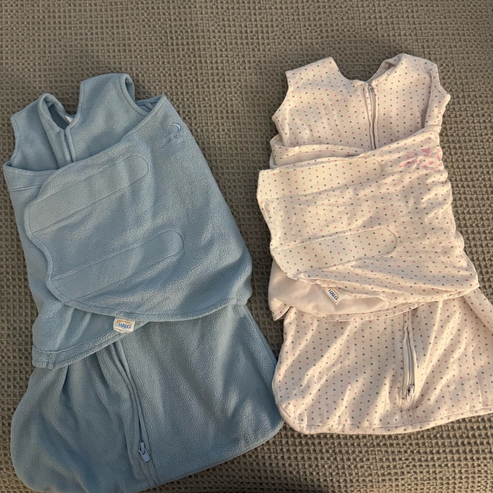 2 Halo sleep sack swaddles